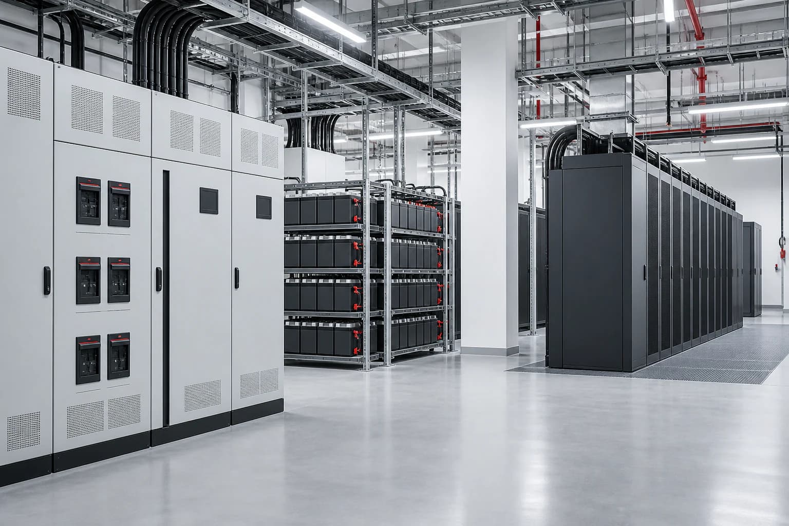 DC power and distribution cabinet for data center infrastructure