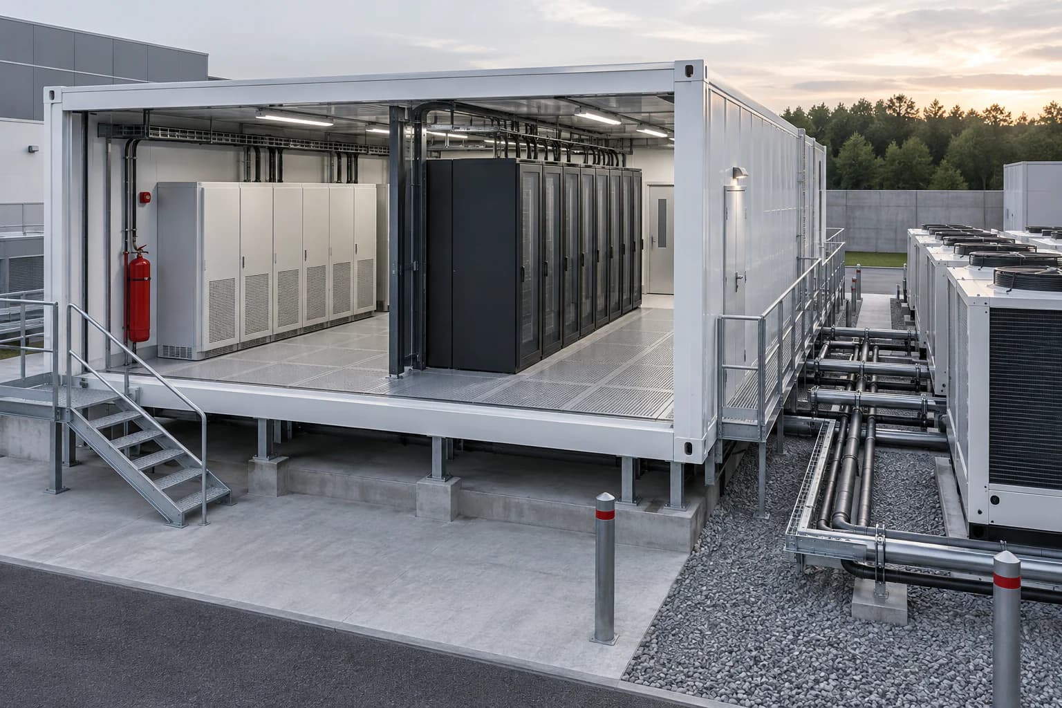 Cooling equipment for cabinets and equipment rooms