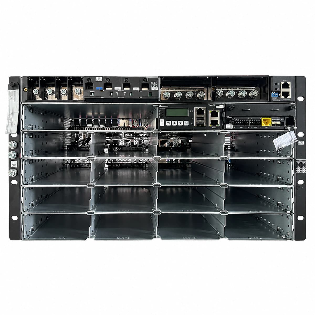 Sistema de alimentación de CC embebido Huawei ETP23006-C6A1 (Subbastidor para telecomunicaciones 2U -48V 60A) - Vista frontal oficial