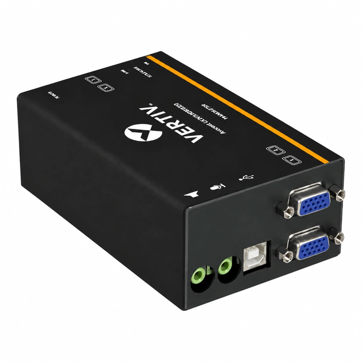 [维谛] Vertiv Avocent LongView 3000 KVM延长器套件 (VGA模拟高清+USB+音频 300米单网线长距传输) - 官方正面实拍主视图