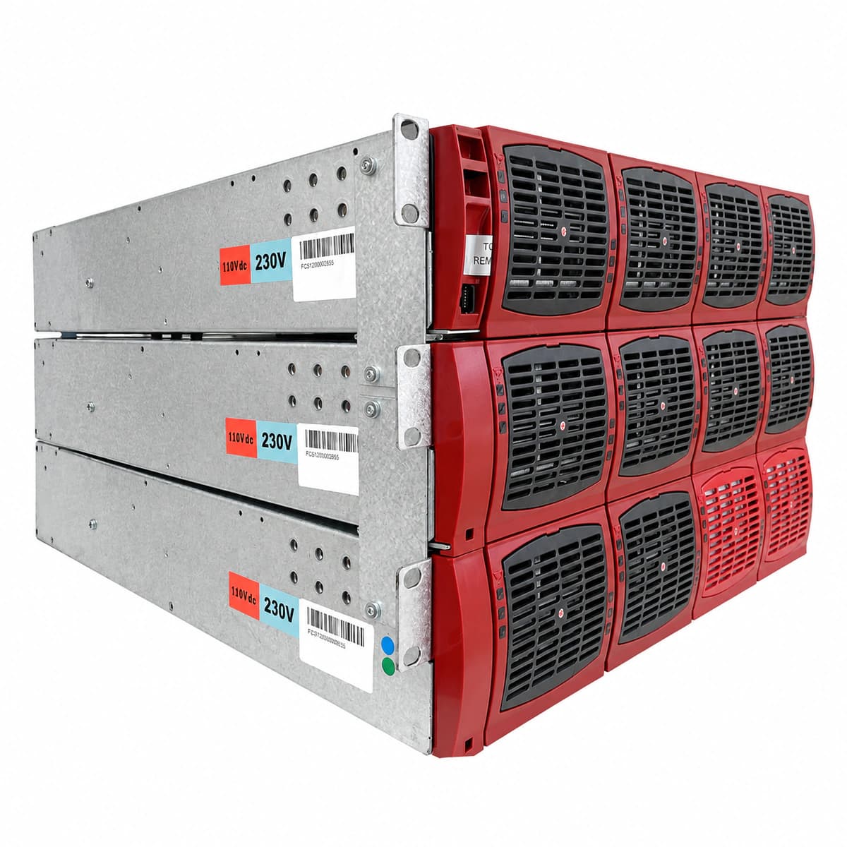[CE+T] CE+T TSI 25kVA 模块化逆变电源插框 (48V/60V转230V 工业级高可靠逆变机架) - 官方正面实拍主视图