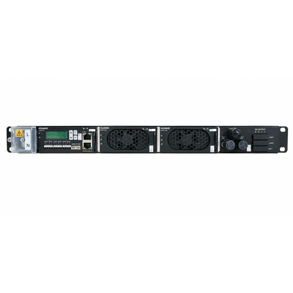 Huawei ETP4830-A1 1U Embedded Telecom Power System (30A -48V DC / 2x R4815 Slots / SMU01C) Official Studio Photo 1