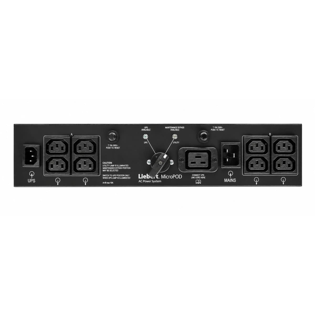 Vertiv MP2-220K نظام طاقة واتصالات صناعي - المنظر الأمامي الرسمي