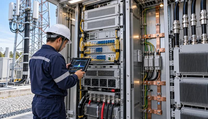 تحليل هندسي للبث التجريبي للجيل السادس في نطاق 7 غيغاهرتز: تكامل الترددات السنتيمترية وترقيات طاقة التيار المستمر -48V