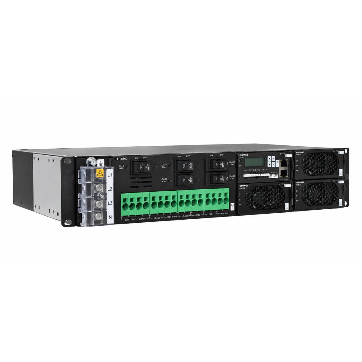 Huawei ETP4890-A2 1U Subrack Telecom Power System (90A/-48VDC/Supports 3×R4830G1/SMU01C) Official Studio Photo 1