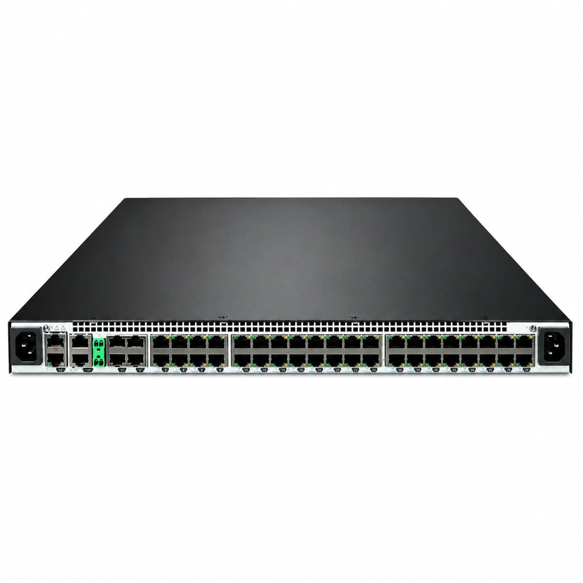 Passerelle de gestion universelle Vertiv Avocent UMG 6000 (40 ports KVM/Série/IPMI, double alimentation CA, double SFP, 1U) - Vue de face officielle