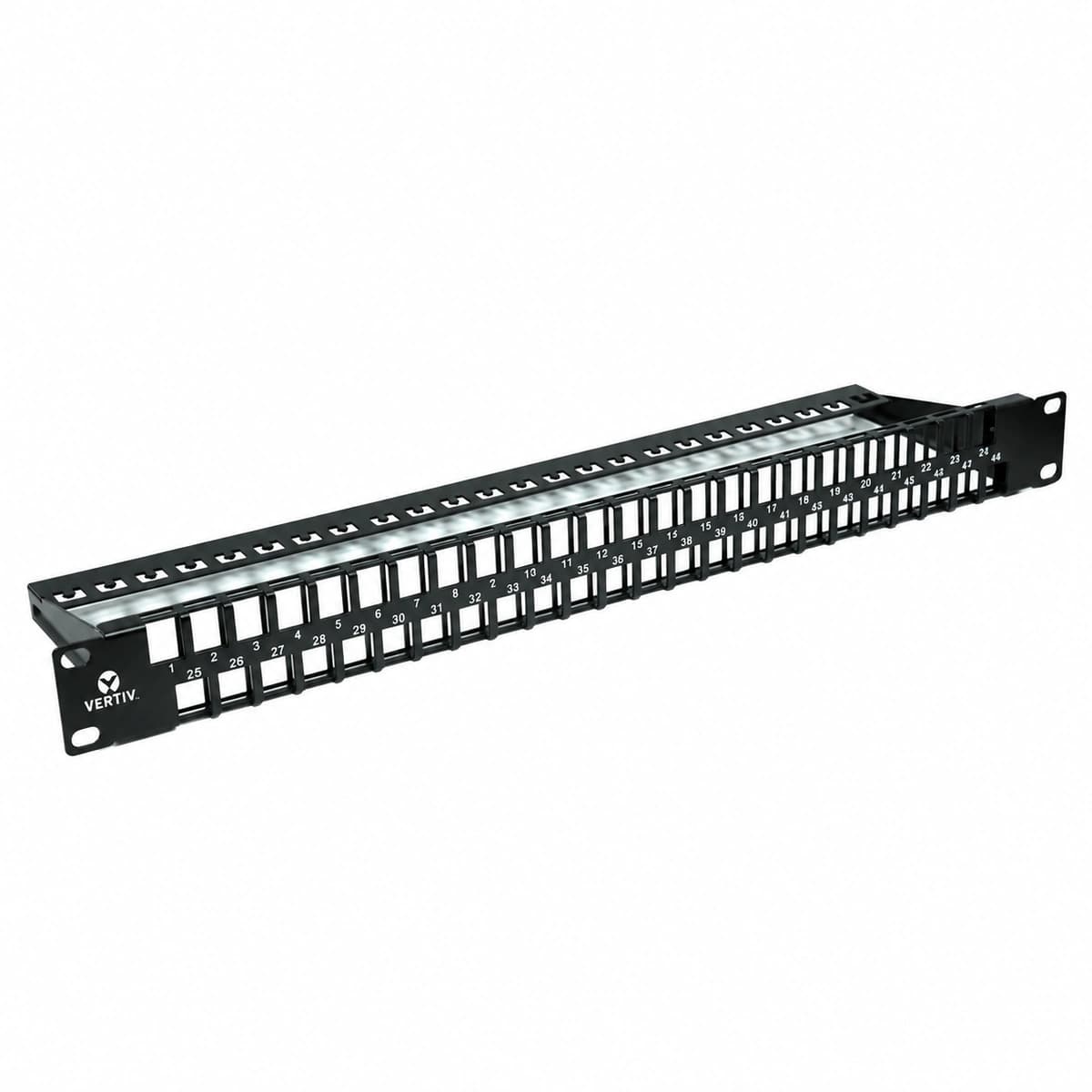 Vertiv Vertiv SCC Copper Patch Panel Official Clean White Photo View 2