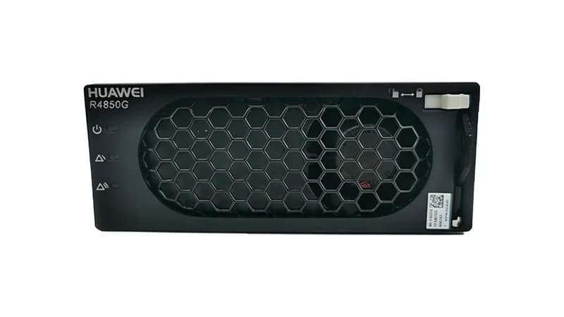 Huawei R4850G2 3000W 50A Telekommunikations Gleichrichtermodul Frontansicht Originalfoto