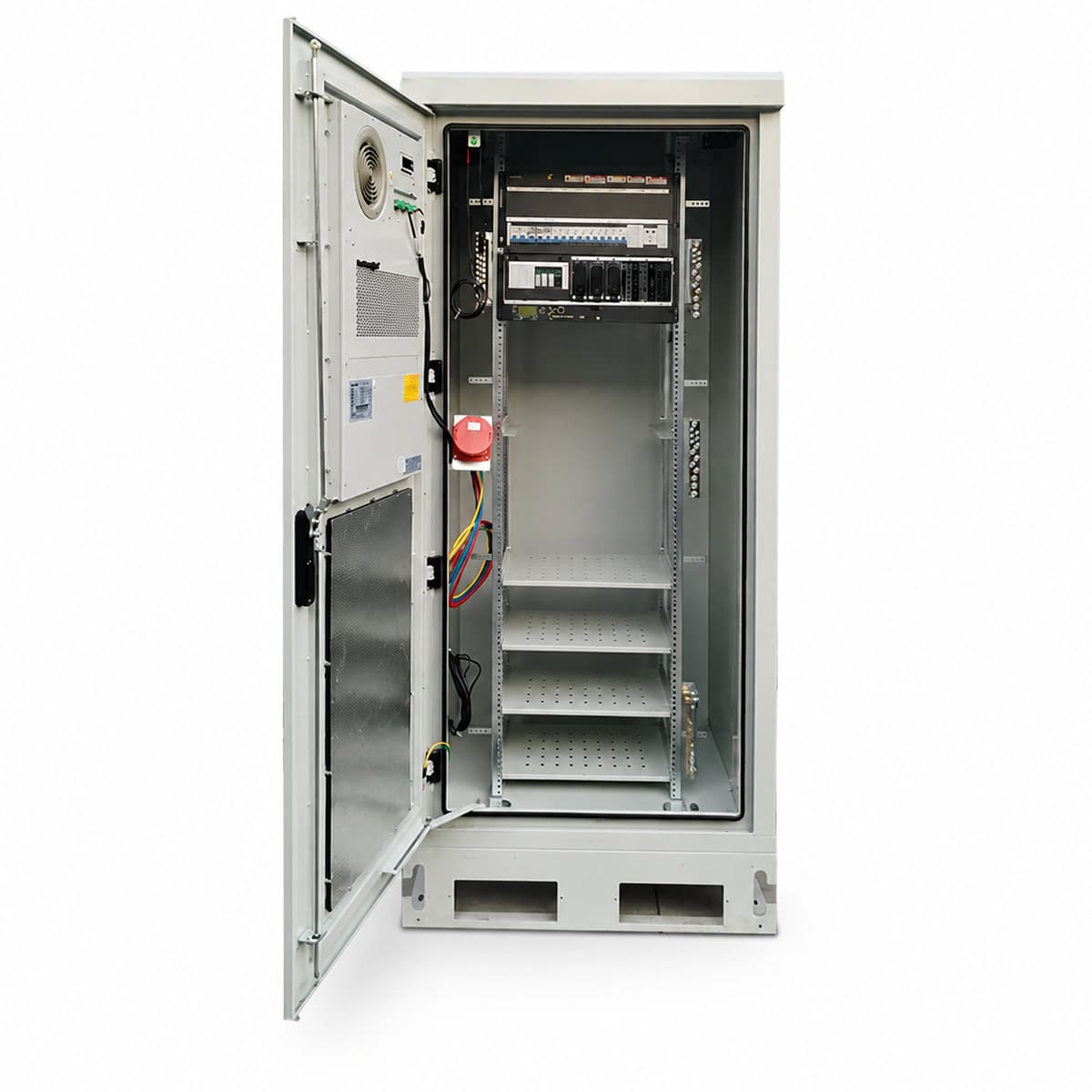 Huawei TP48600B 2.1m Outdoor Telecom Power Cabinet (600A -48V DC, IP55 Dual-Compartment, 12x R4850G2 Slots)