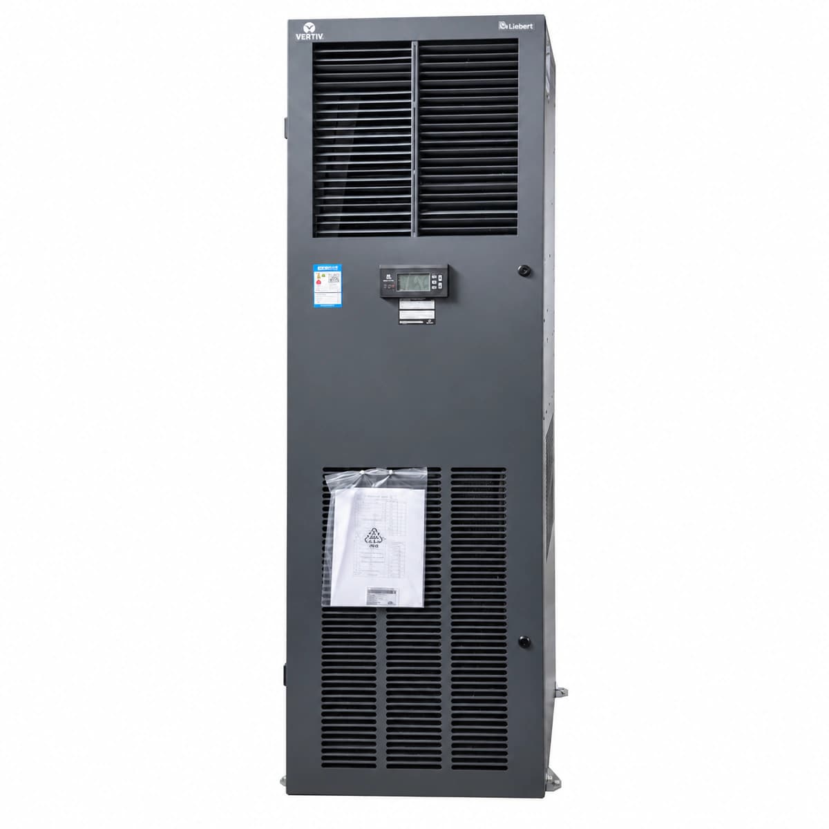 Aire acondicionado de precisión para centros de datos Vertiv Liebert DME12MCP5 (12,5 kW, calor sensible >0,9) - Vista isométrica en ángulo de 45 grados
