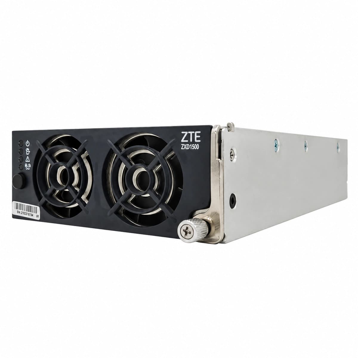 ZTE ZXD1500 (V5.0) R03 Telekom-Gleichrichtermodul (Kompaktes Baugruppenträger-Modul 48V 30A 1500W) - Offizielle Vorderansicht
