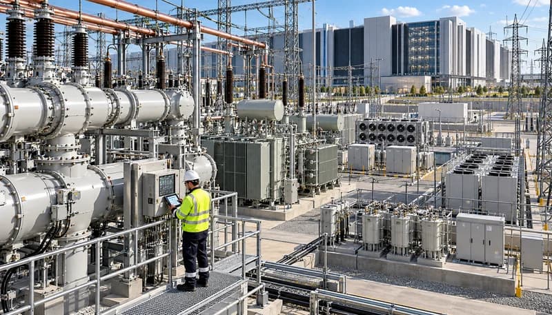Integración de Cargas Computacionales a Gran Escala: Estándares NERC, Modelado EMT y Mitigación Dinámica en Subestaciones de Alta Tensión