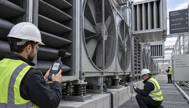 Hyperskalige Rechenzentrums-Infraschallakustik (<20 Hz): Strömungsmechanik, strukturmechanische Vibroakustik und ingenieurtechnische Sub-Audible-Minderung