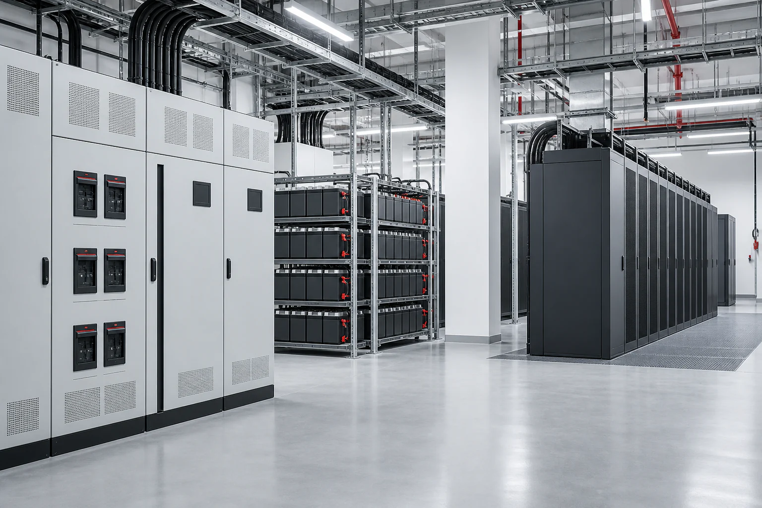 DC power and distribution cabinet for data center infrastructure