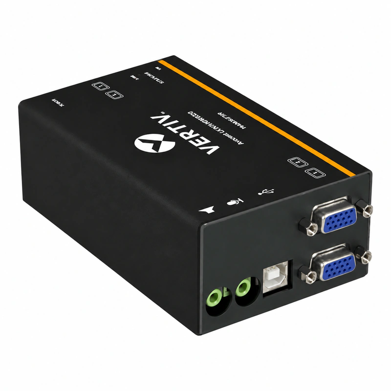 Vertiv Avocent LongView 3000 KVM Extender Kit (VGA Video USB Audio 300m CatX) - Official Front View