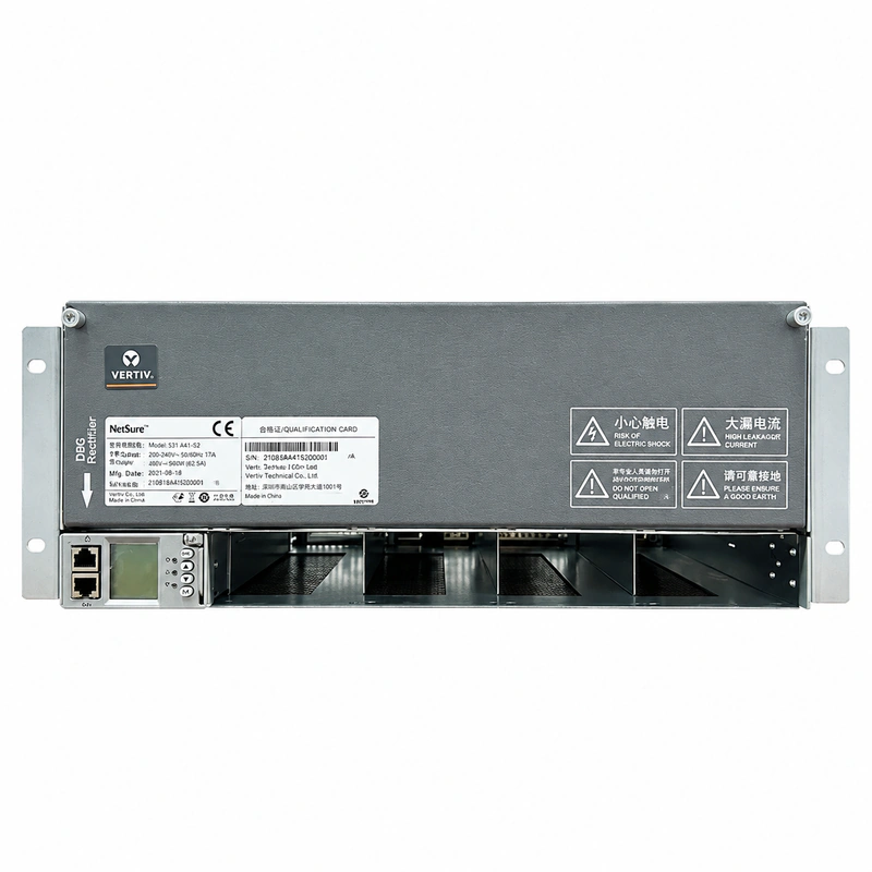 Vertiv NetSure 531 A41-S2 5U Embedded Telecom Power System 120A (-48V DC) Official Studio Photo 3