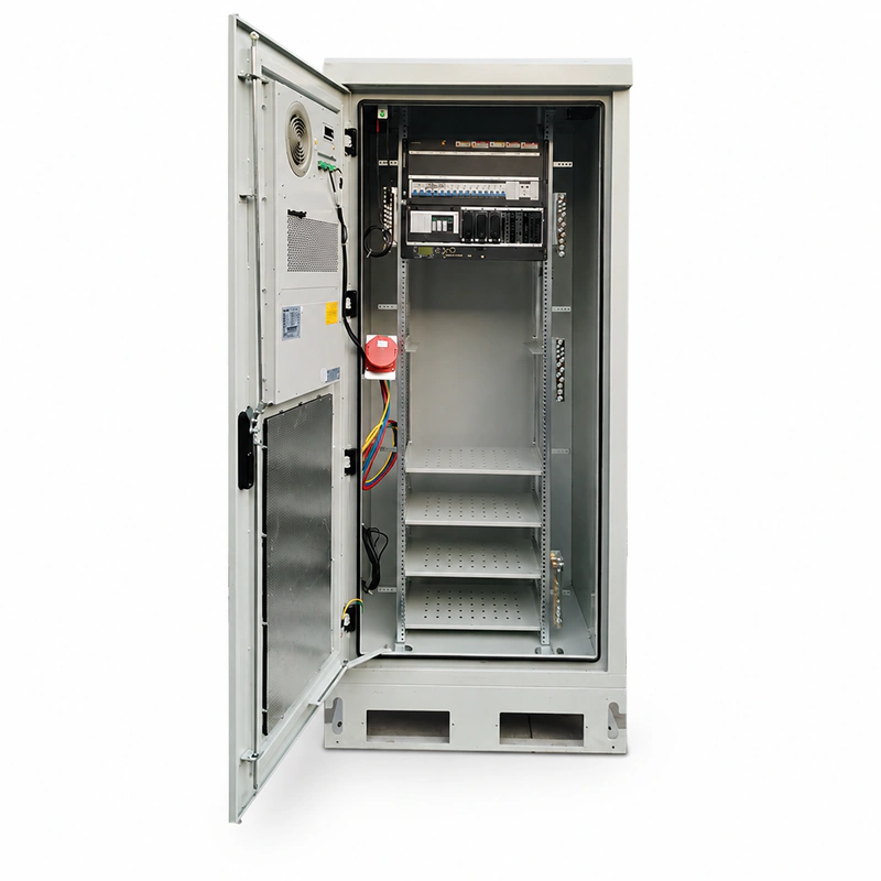 华为 Huawei TP48600B 2.1米 室外一体化通信电源机柜系统 (600A -48V DC, IP55双舱, 12×R4850G2槽位)