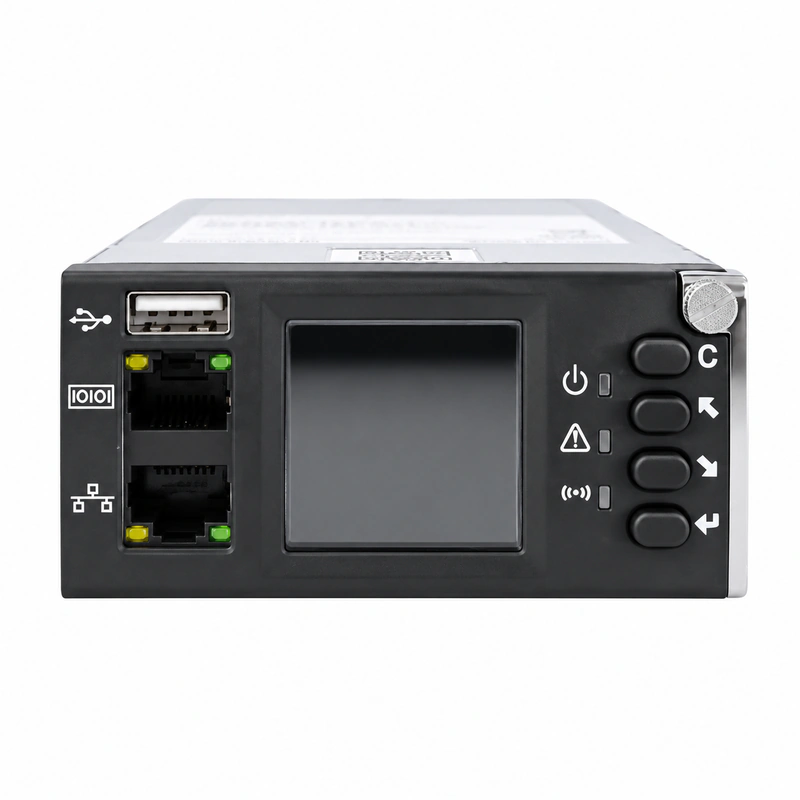 Delta SC503 Telecom Power System Intelligent Supervisory Controller (Color Graphic UI Smart Master Brain) Pure White Background Studio Photo 5