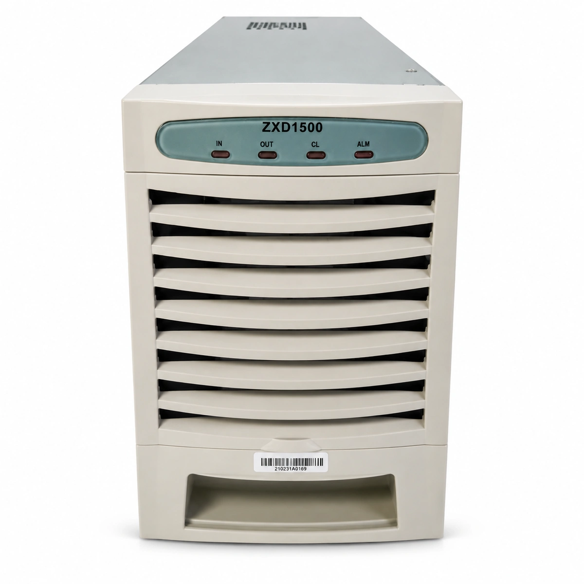 RICEWIND ZTE ZXD1500 (V4.0) Telecom Switching Rectifier Module (-48V 30A 1500W Hot-Swap) - 45-degree isometric view and thermal structure
