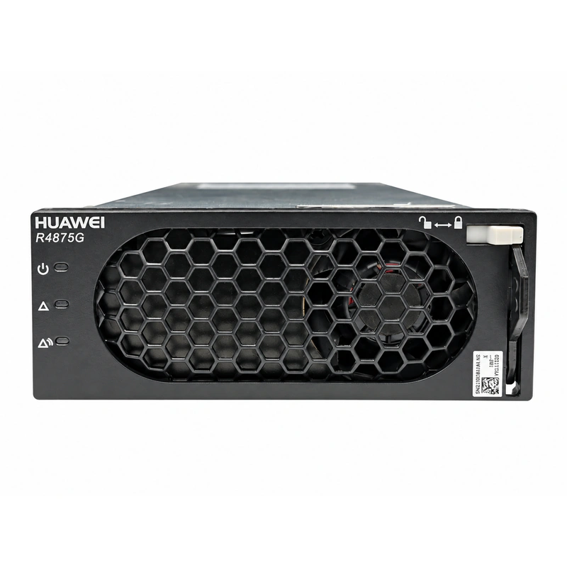 Huawei R4875G5 Ultra-High Efficiency Rectifier Module (48V 75A 4000W 97% Peak) - Isometric 45-Degree Angled View