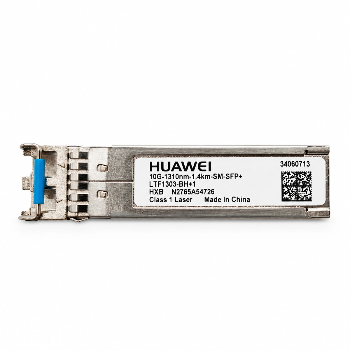 Huawei 10G-1310NM-1.4KM-SM-SFP+ 纯白底工业产品实拍图