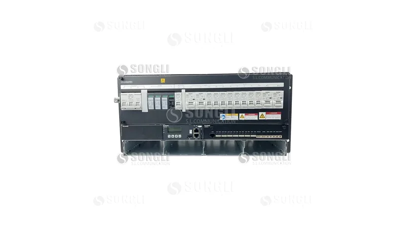 Встраиваемая система питания постоянного тока Huawei ETP48200-C5B4 на белом фоне 16:9